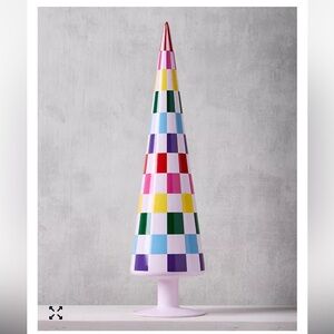 Holiday Lane by Macy's Med Rainbow check tree